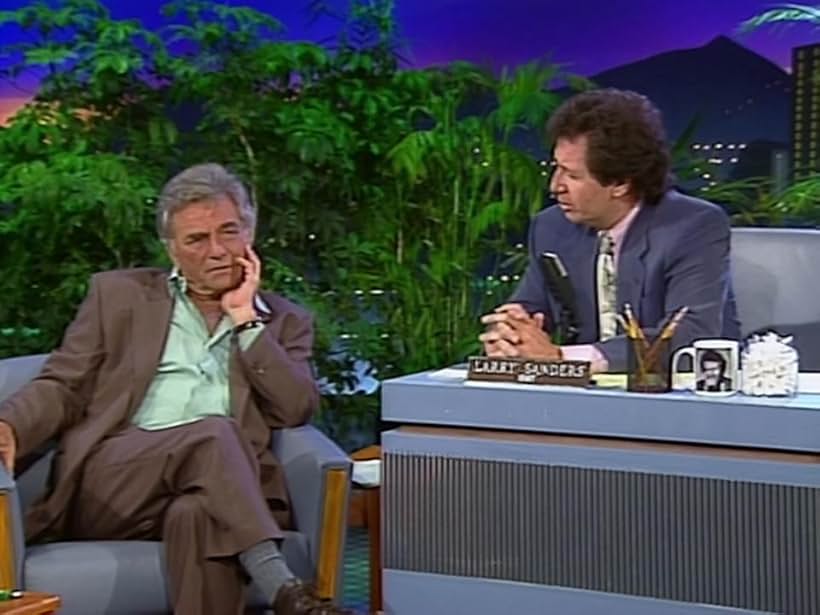 Peter Falk and Garry Shandling in The Larry Sanders Show (1992)