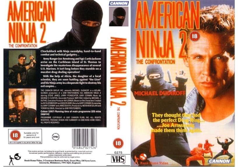 Michael Dudikoff and Mike Stone in American Ninja 2: The Confrontation (1987)