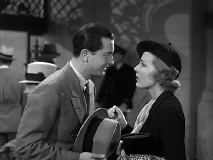 Robert Young and Madge Evans in Calm Yourself (1935)