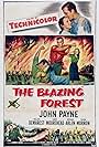 Richard Arlen, William Demarest, Susan Morrow, and John Payne in The Blazing Forest (1952)