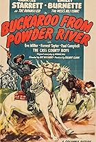 Smiley Burnette, The Cass County Boys, and Charles Starrett in Buckaroo from Powder River (1947)