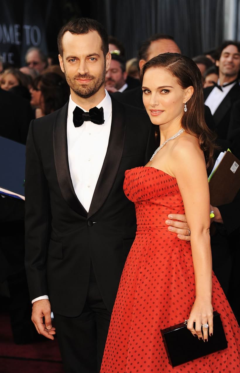 Natalie Portman and Benjamin Millepied at an event for The 84th Annual Academy Awards (2012)