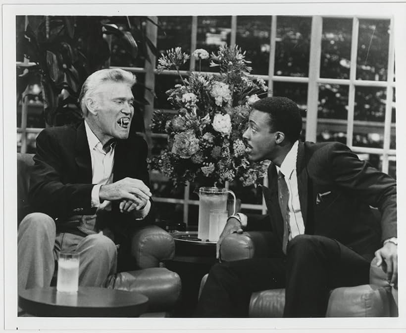 Arsenio Hall and Chuck Connors in The Late Show (1986)