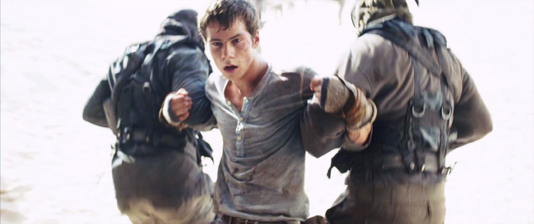 Dylan O'Brien in The Maze Runner (2014)