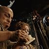 Verne Troyer, Andrew Garfield, and Lily Cole in The Imaginarium of Doctor Parnassus (2009)