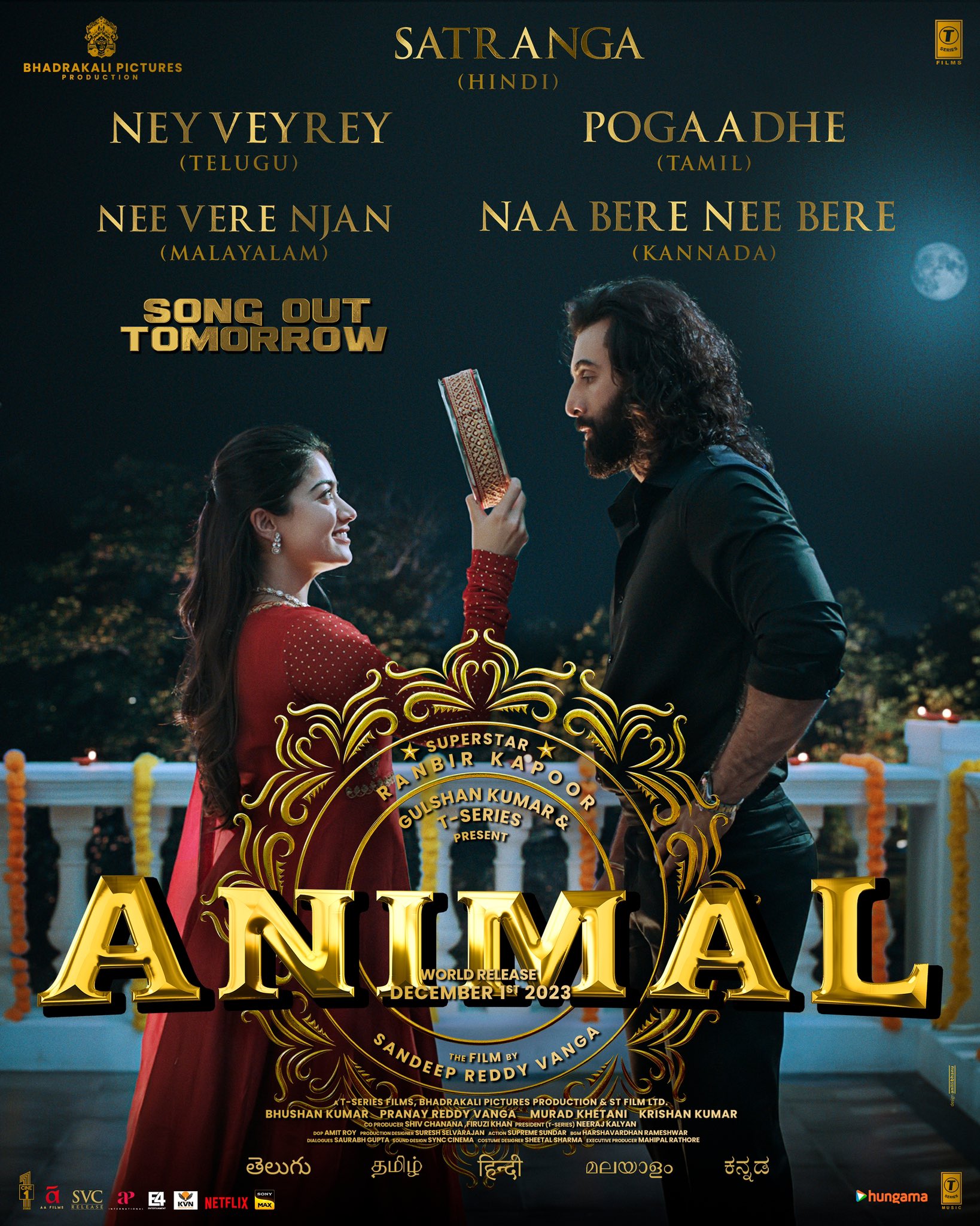 Ranbir Kapoor and Rashmika Mandanna in Animl (2019)