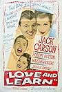 Jack Carson, Robert Hutton, Janis Paige, and Martha Vickers in Love and Learn (1947)