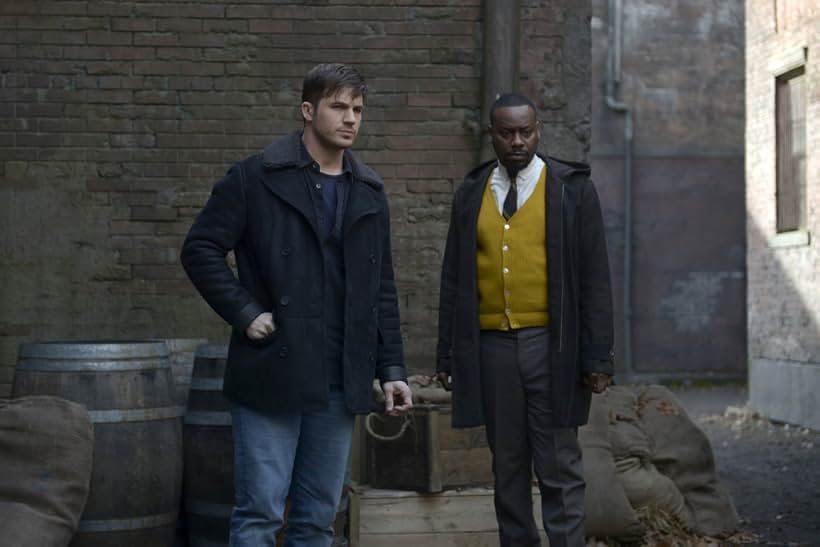 Malcolm Barrett and Matt Lanter in Timeless (2016)