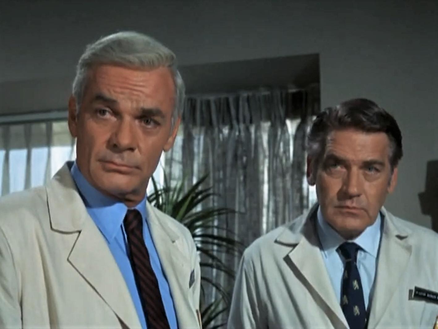 Byron Keith and James Daly in Medical Center (1969)