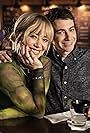 Hilary Duff and Adam Lamberg in Rachel Maddow and Alex Wagner (2022)