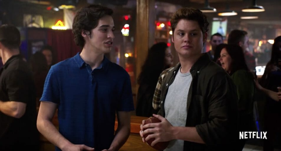 Matt Shively and Joey Bragg in Father of the Year (2018)