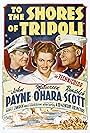 Maureen O'Hara, Randolph Scott, and John Payne in To the Shores of Tripoli (1942)