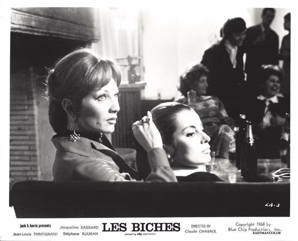 Stéphane Audran and Jacqueline Sassard in Les Biches (1968)