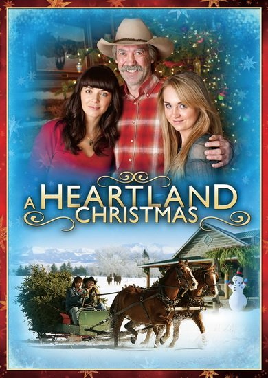 Shaun Johnston, Graham Wardle, Amber Marshall, and Michelle Morgan in A Heartland Christmas (2010)