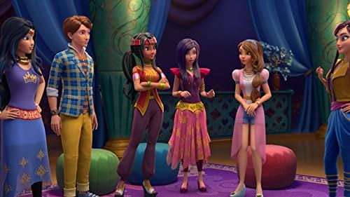 China Anne McClain, Ursula Taherian, Dove Cameron, Mitchell Hope, Sarah Jeffery, and Sofia Carson in Descendants: Wicked World (2015)