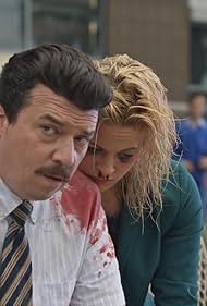 Danny McBride and Georgia King in Vice Principals (2016)