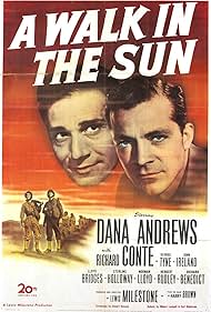 Dana Andrews and Richard Conte in A Walk in the Sun (1945)