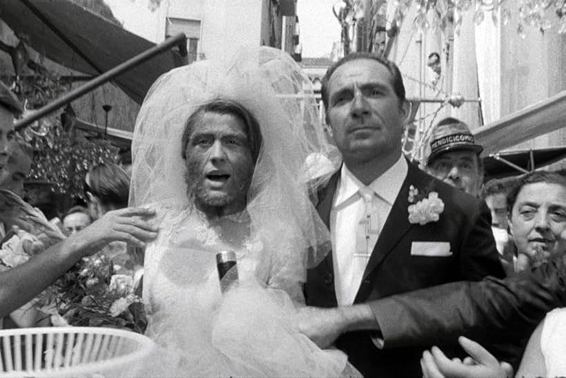 Annie Girardot and Ugo Tognazzi in The Ape Woman (1964)