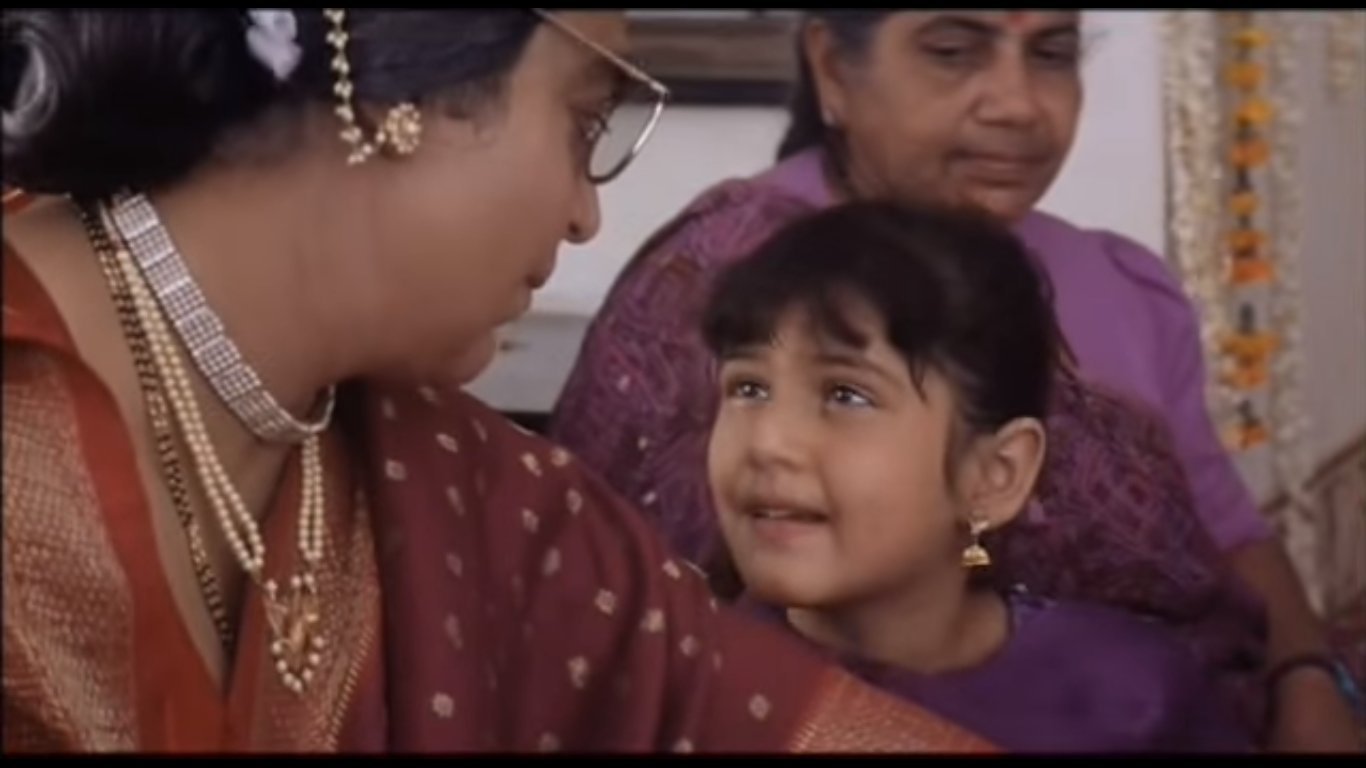 Kamal Haasan and Fatima Sana Shaikh in Chachi 420 (1997)