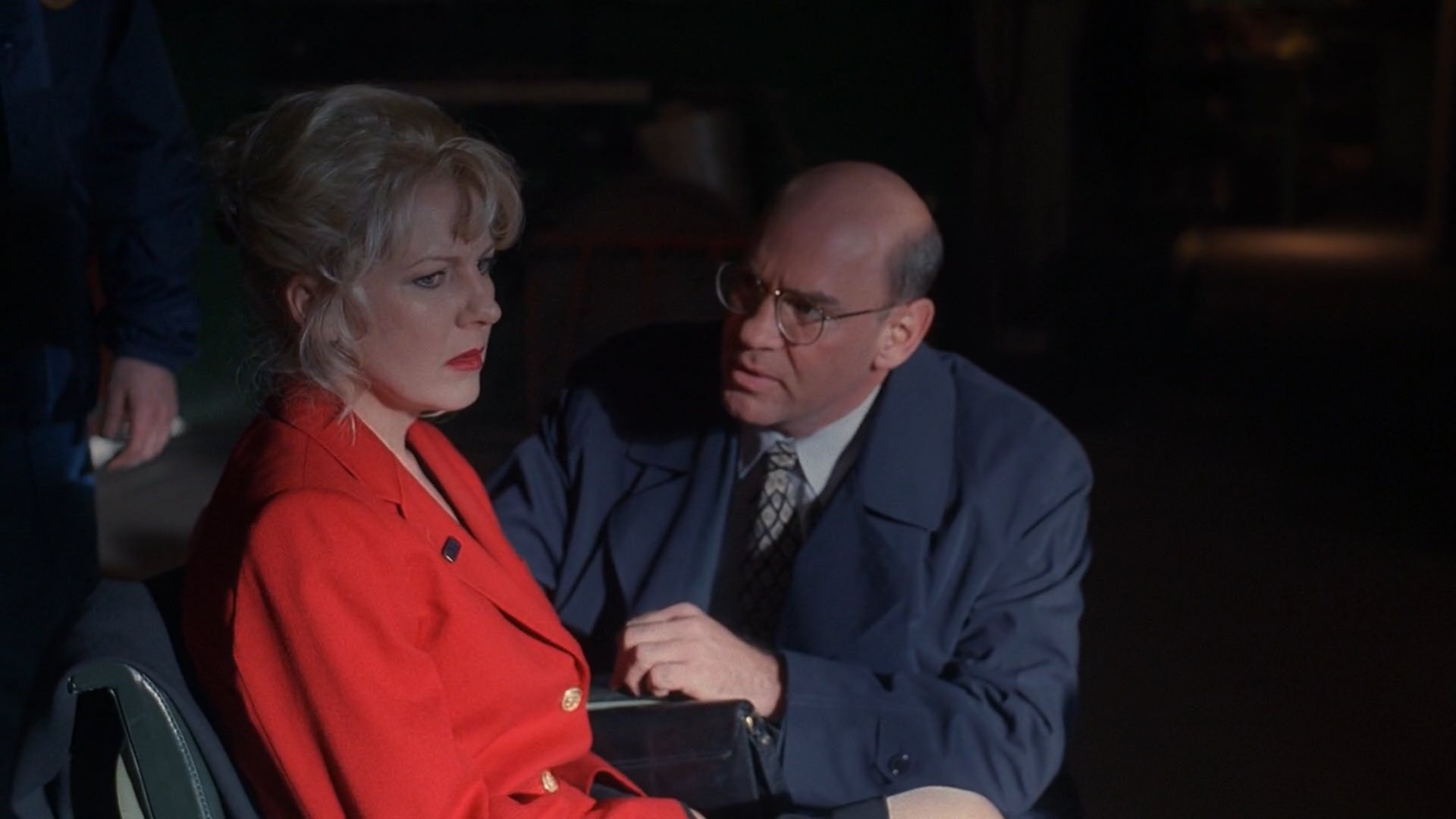 Mitch Pileggi and Diana Scarwid in The X-Files (1993)