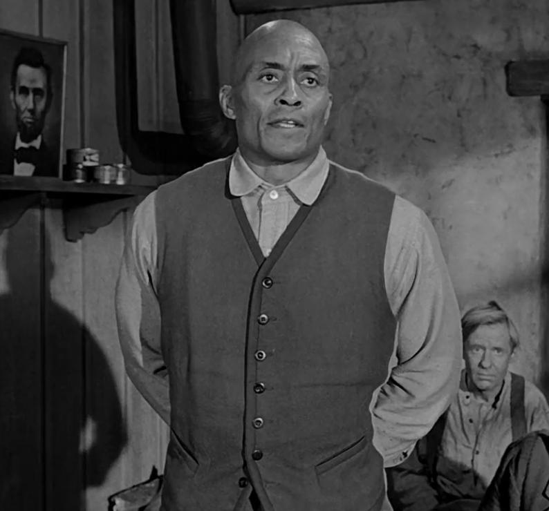 Woody Strode and O.Z. Whitehead in The Man Who Shot Liberty Valance (1962)