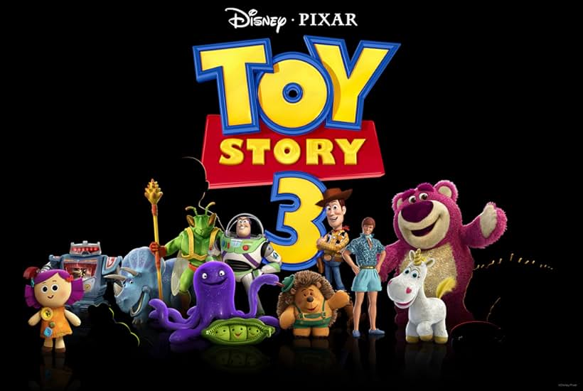 Whoopi Goldberg, Tom Hanks, Michael Keaton, Tim Allen, Ned Beatty, Timothy Dalton, Bonnie Hunt, Jack Angel, John Cygan, Jeff Garlin, Jan Rabson, Richard Kind, Kristen Schaal, Charlie Bright, Brianna Maiwand, and Amber Kroner in Toy Story 3 (2010)