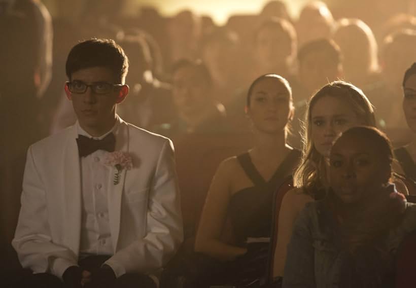 Kevin McHale and Becca Tobin in Glee (2009)