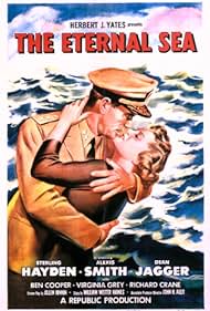 Sterling Hayden and Alexis Smith in The Eternal Sea (1955)