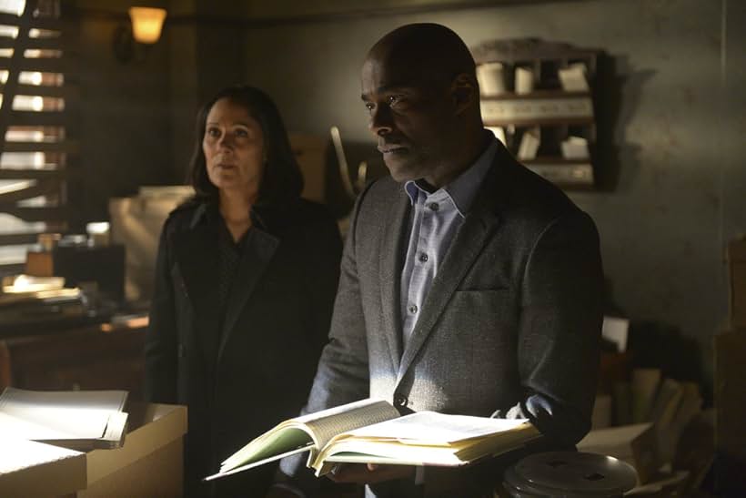 Sakina Jaffrey and Paterson Joseph in Timeless (2016)