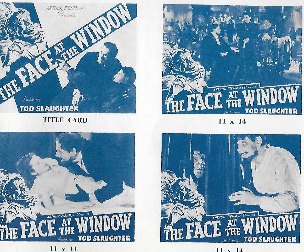 Robert Adair, Tod Slaughter, Marjorie Taylor, Harry Terry, and John Warwick in The Face at the Window (1939)