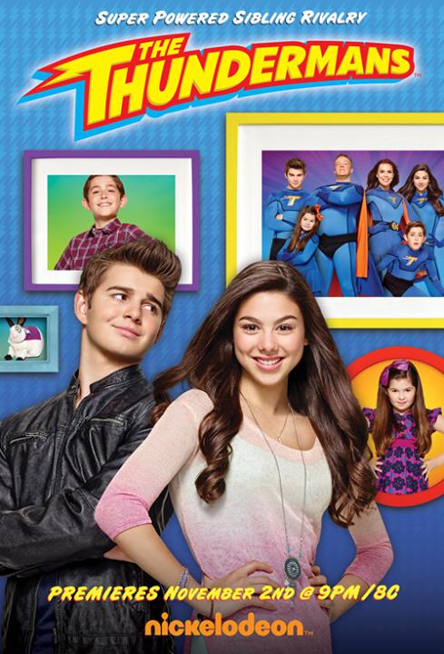 Rosa Blasi, Chris Tallman, Audrey Whitby, Diego Velazquez, Kira Kosarin, Jack Griffo, and Addison Riecke in The Thundermans (2013)