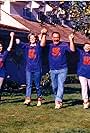 Dick Butkus, Missy Crider, Sandy Faison, Tricia Leigh Fisher, Johnny Galecki, and Harriet Nelson in Time Out for Dad (1987)