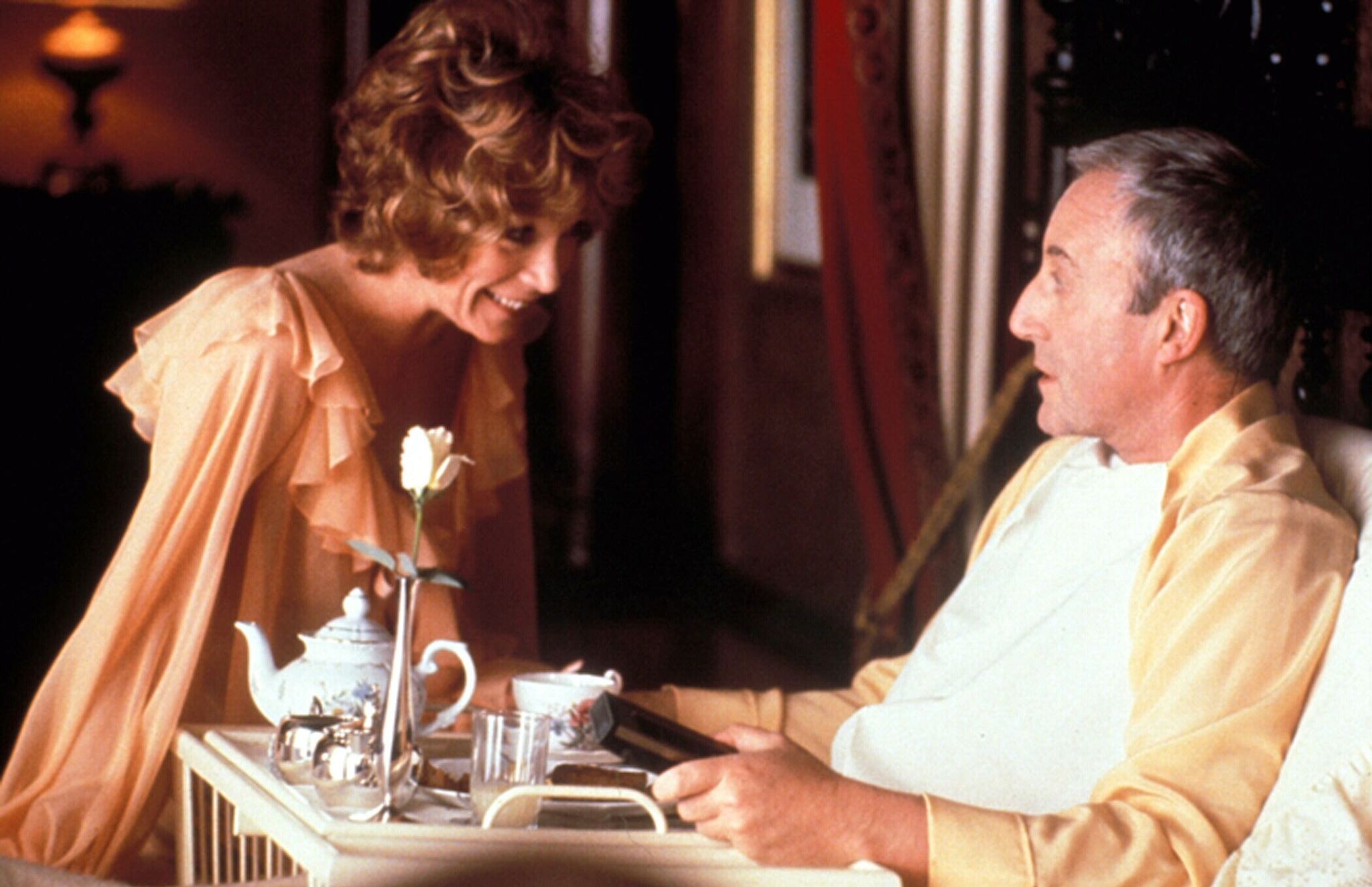 Shirley MacLaine and Peter Sellers in Being There (1979)