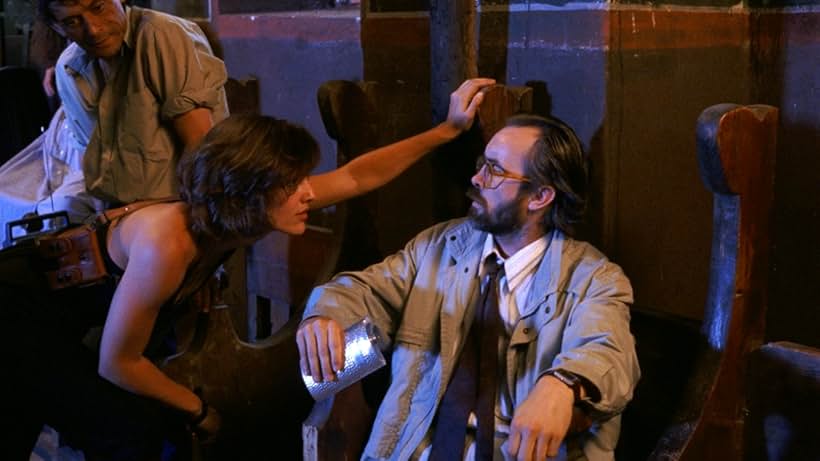 Jeffrey Combs, Ashley Laurence, and Adrian Pintea in Lurking Fear (1994)