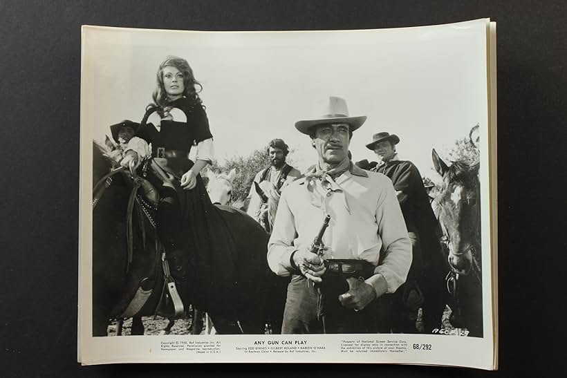 Stefania Careddu and Gilbert Roland in Any Gun Can Play (1967)