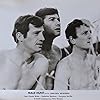 Jean-Paul Belmondo, Jean-Claude Brialy, and Claude Rich in La chasse à l'homme (1964)