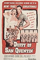 Joanne Dru and Joe Turkel in Duffy of San Quentin (1954)