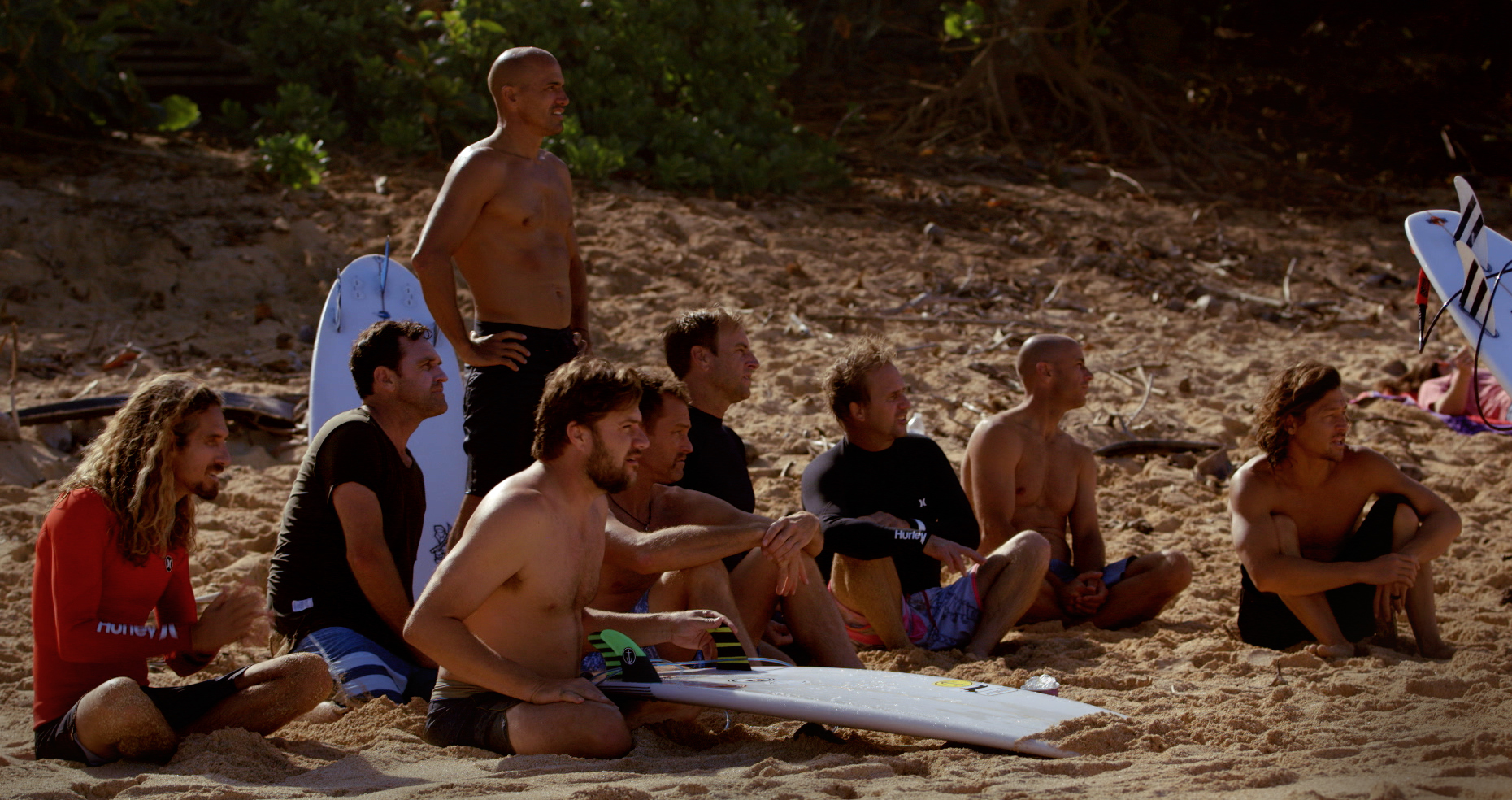 Kelly Slater and Rob Machado in Momentum Generation (2018)