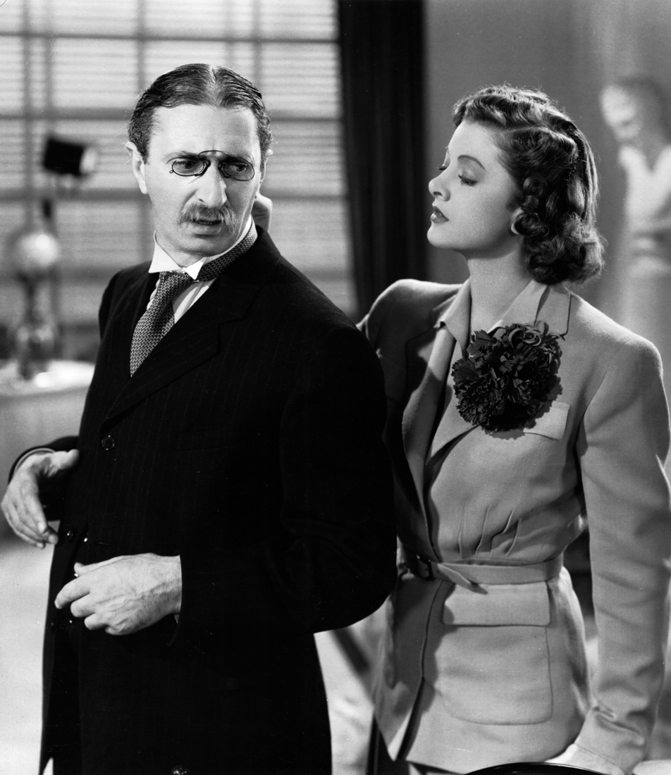 Myrna Loy and Felix Bressart in Third Finger, Left Hand (1940)