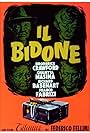 Federico Fellini, Richard Basehart, Broderick Crawford, and Giulietta Masina in Il bidone (1955)