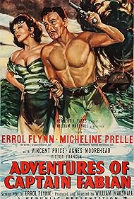 Errol Flynn and Micheline Presle in Adventures of Captain Fabian (1951)