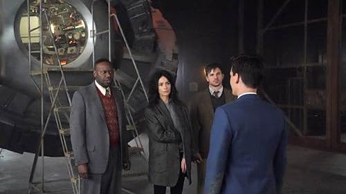 Malcolm Barrett, Abigail Spencer, Matt Lanter, and Grant Jordan in Timeless (2016)