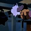 Stacy Keach and Dick Miller in Batman: Mask of the Phantasm (1993)