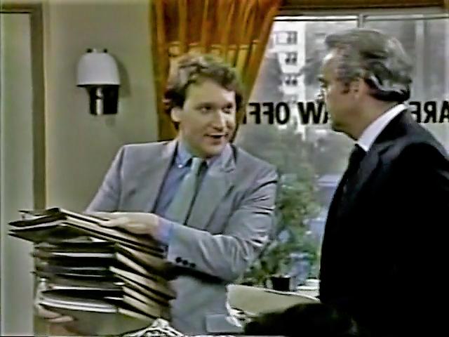 Bill Maher and Richard Venture in Sara (1985)