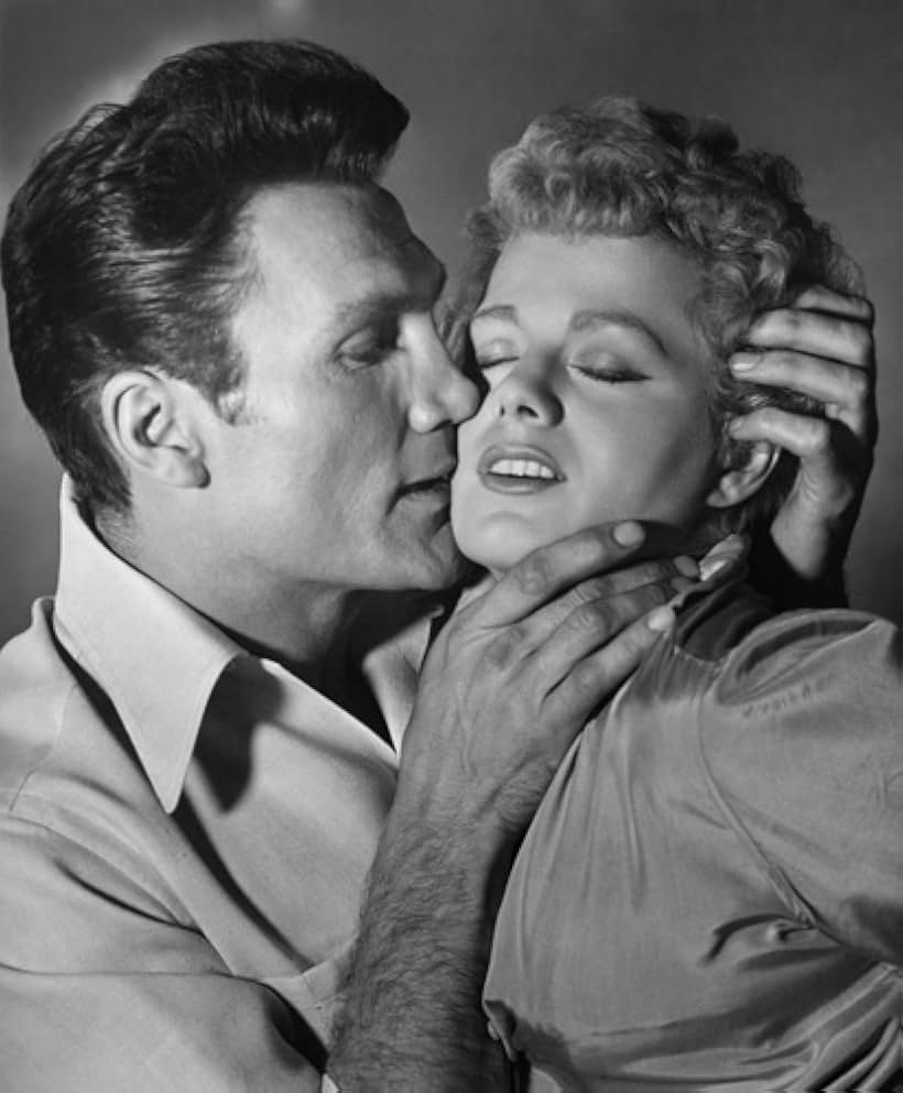 Jack Palance and Shelley Winters