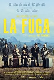 Teresa del Olmo, Sergio Pazos, Bel Orfila, Tuti Fernández, Julio Arnau Catala, and Declan Hemp in La fuga (2023)