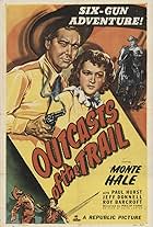 Jeff Donnell and Monte Hale in Outcasts of the Trail (1949)