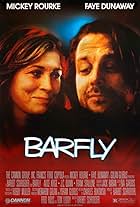 Mickey Rourke and Faye Dunaway in Barfly (1987)