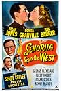 Jess Barker, Bonita Granville, Allan Jones, and Fuzzy Knight in Senorita from the West (1945)