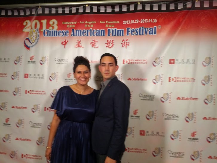 Rachel Goldberg and Jason Fracaro at the Chinese American Film Festival